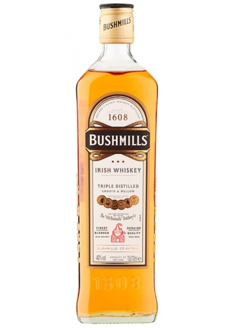 Bushmills Original Irish Whiskey 1Litre Region County Antrim Northern Ireland