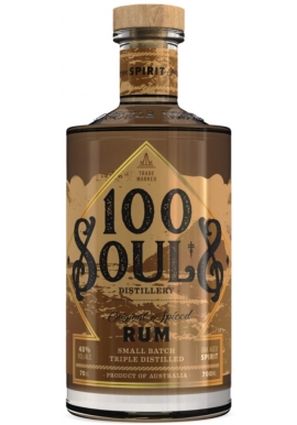 100 Souls Spiced Dark Rum Regional New South Wales 700ml x 1