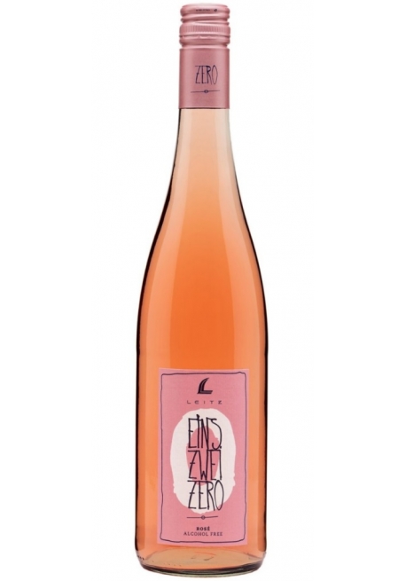 Leitz Eins Zwei Zero Premium Rose Alcohol Free 750ml x 6 Rudestiem au Rhein Region Germany